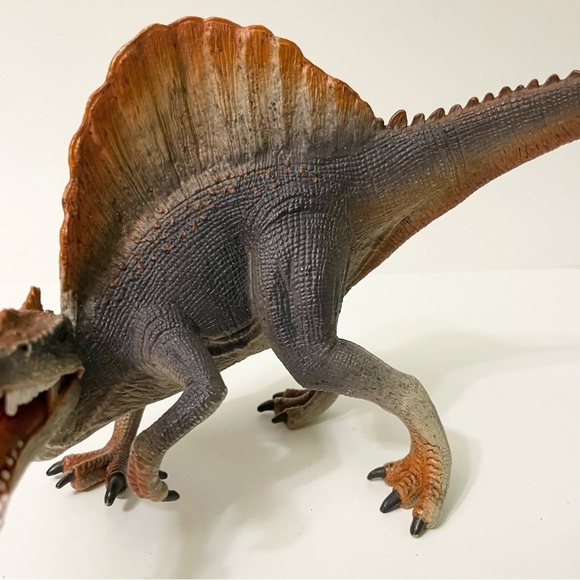 2014 Shleich Spinosaurus Dinosaur Action Figure 'D-73527 Articulated Jaw - Picture 8 of 15